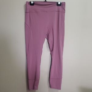 Lululemon Smoked Mulberry In Movement Leggings Size 12